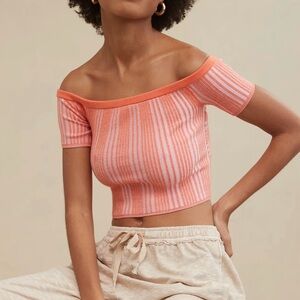 Aerie Reversible Sweater Cropped Top